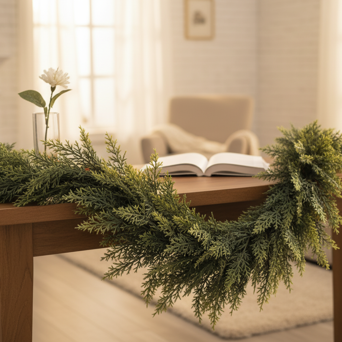 72" Faux Cedar Garlandđ˛