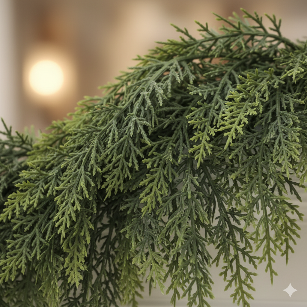 72" Faux Cedar Garland🌲